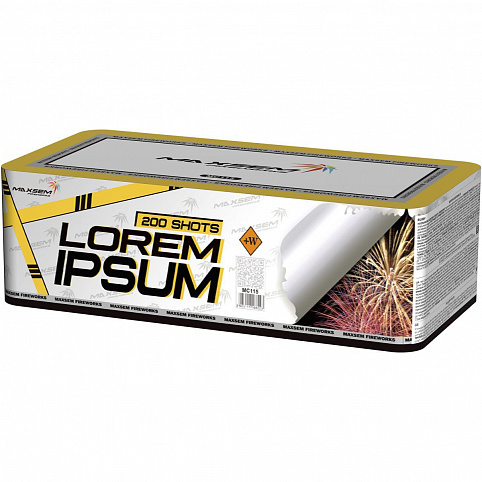 Baterie de artificii Lorem Ipsum