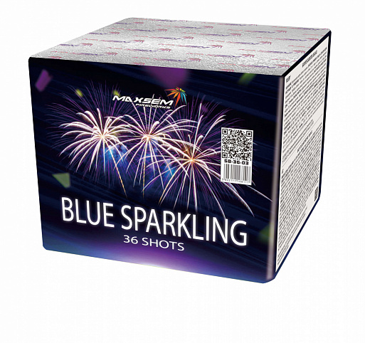 Baterie de artificii Blue Sparkling